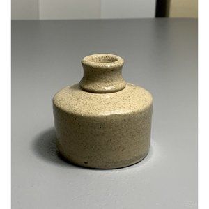 Connor Prairie 1991 Beige Tan Pottery Inkwell R.G.